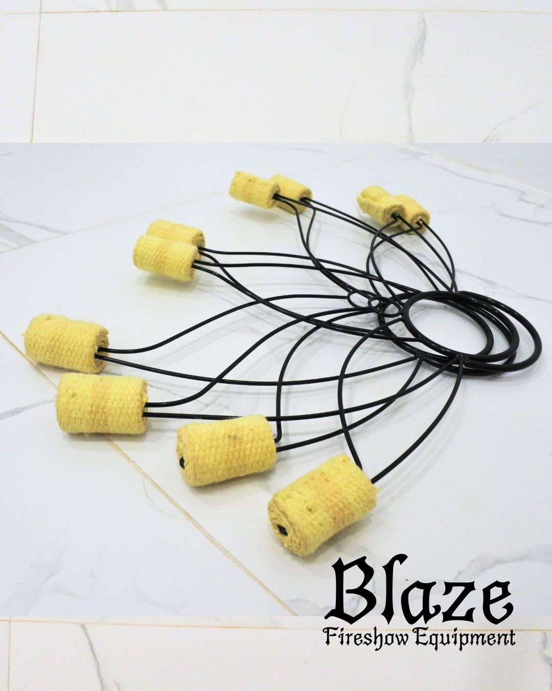 Lotus Fire Fan for Fire spinning, Fire dancing.