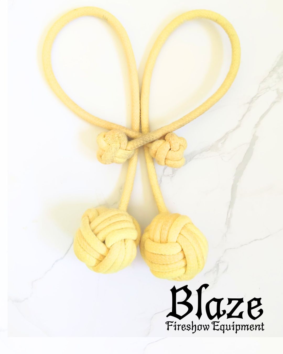 Rubys Monkey Fist Poi with Kevlar Handle