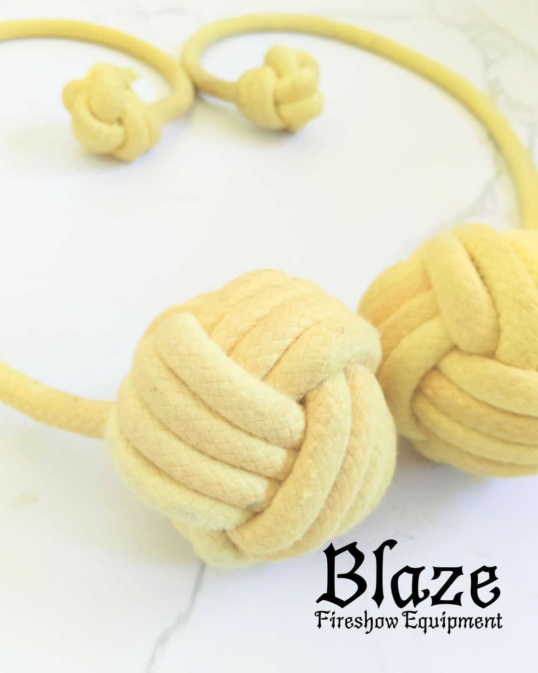 Rubys Monkey Fist Poi with Kevlar Handle