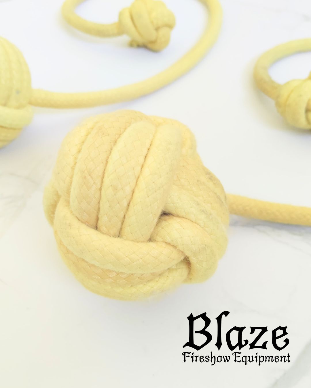 Rubys Monkey Fist Poi with Kevlar Handle