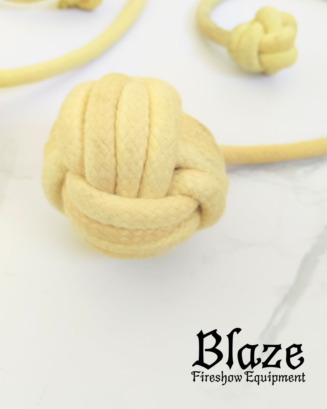 Rubys Monkey Fist Poi with Kevlar Handle