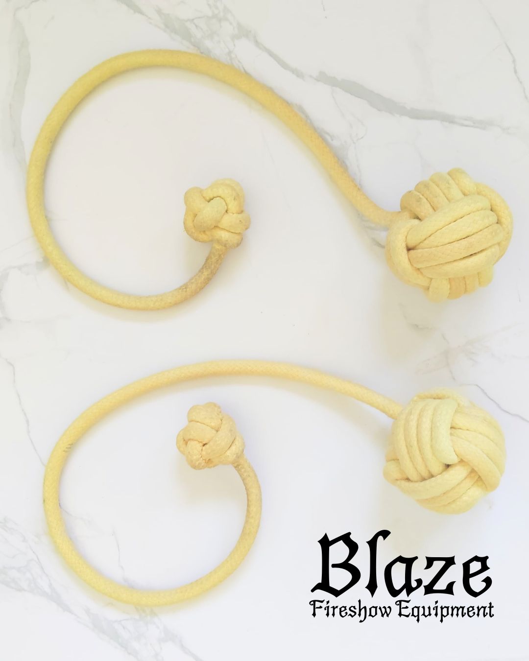 Rubys Monkey Fist Poi with Kevlar Handle