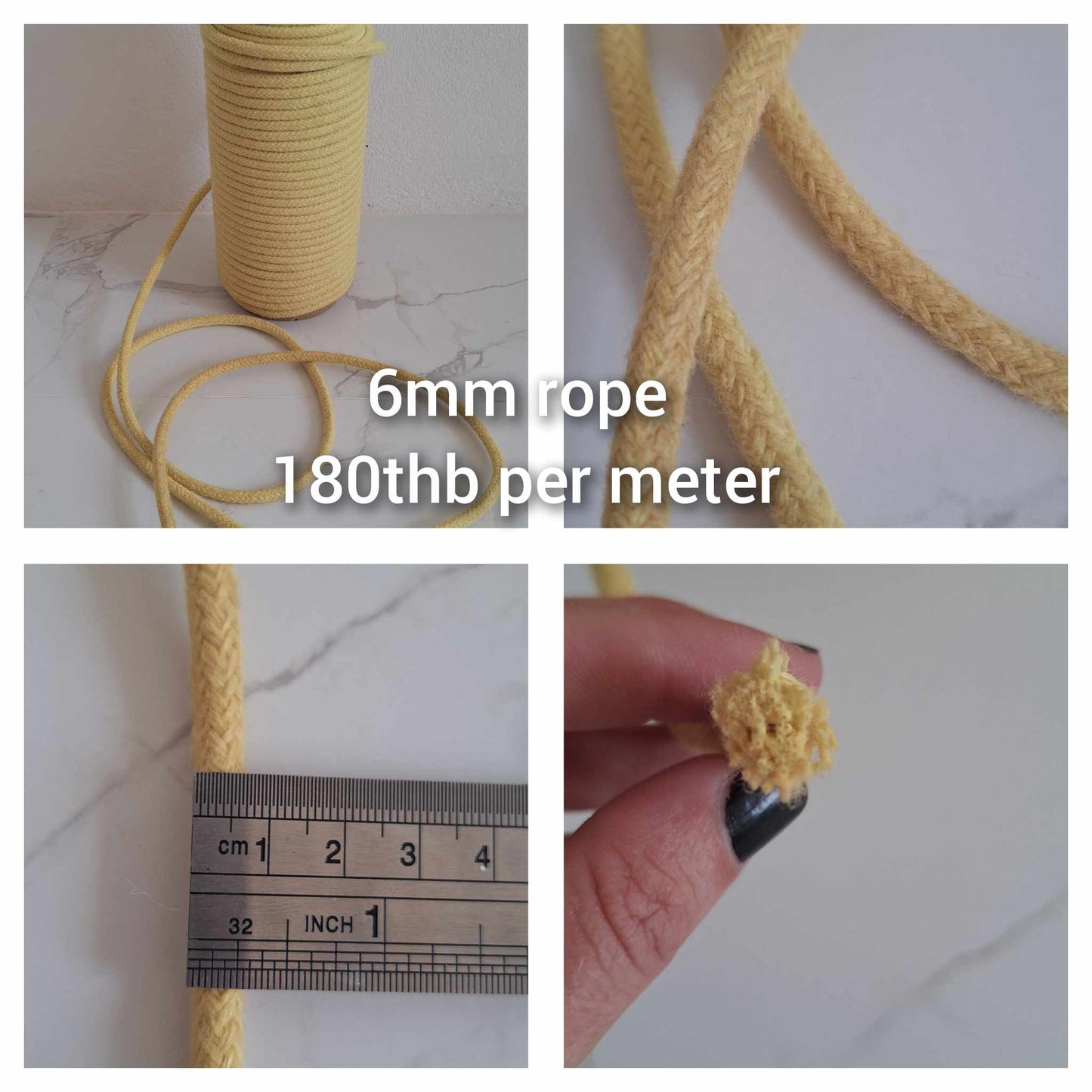 6mm Kevlar Rope, Sold per Meter