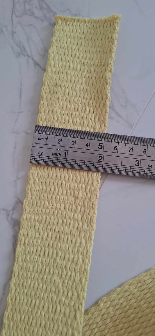 2 Inch/50mm Kevlar, Flat Wick, Sold per Meter, 3mm Thick