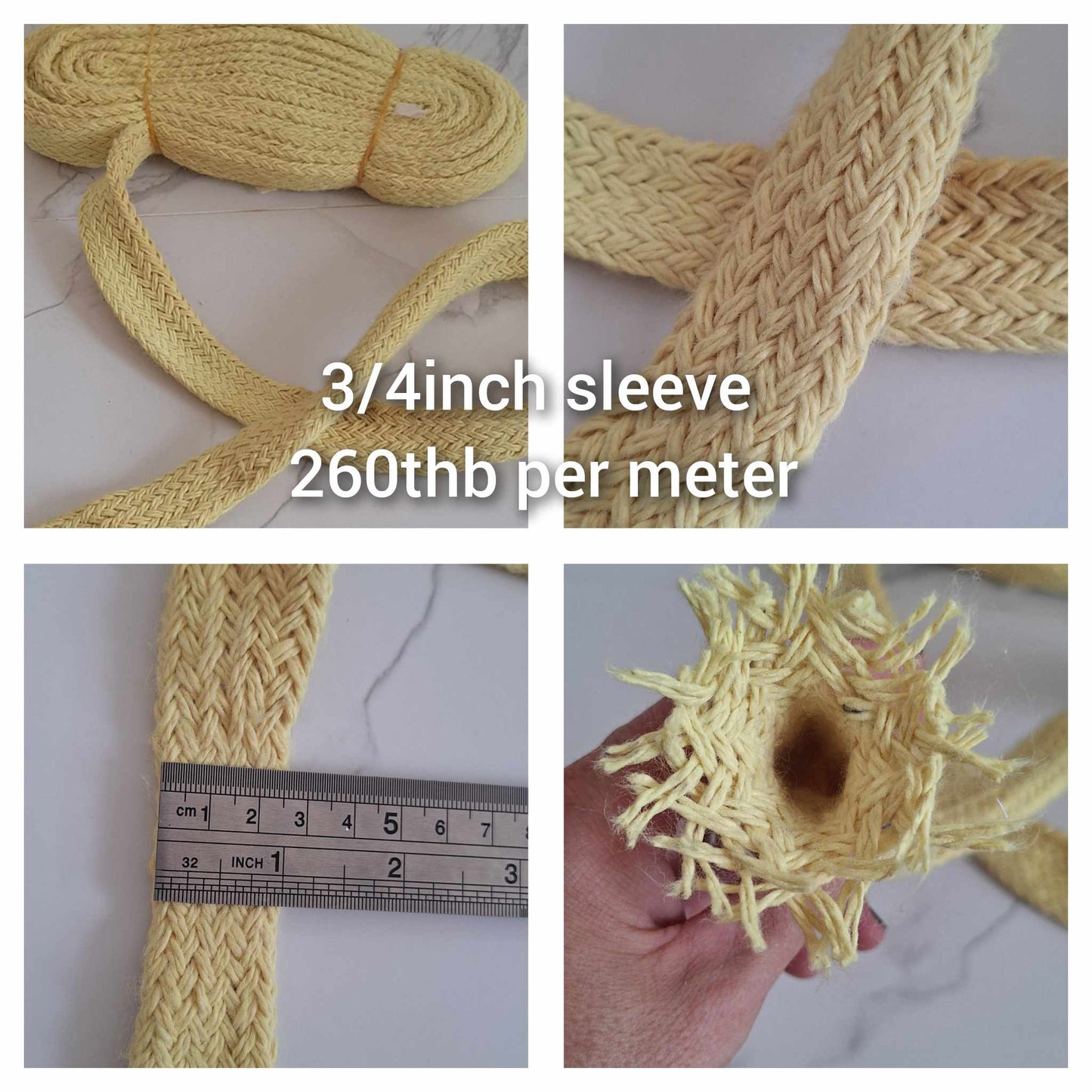 3/4 inch/30mm Kevlar sleeve, Sold per Meter