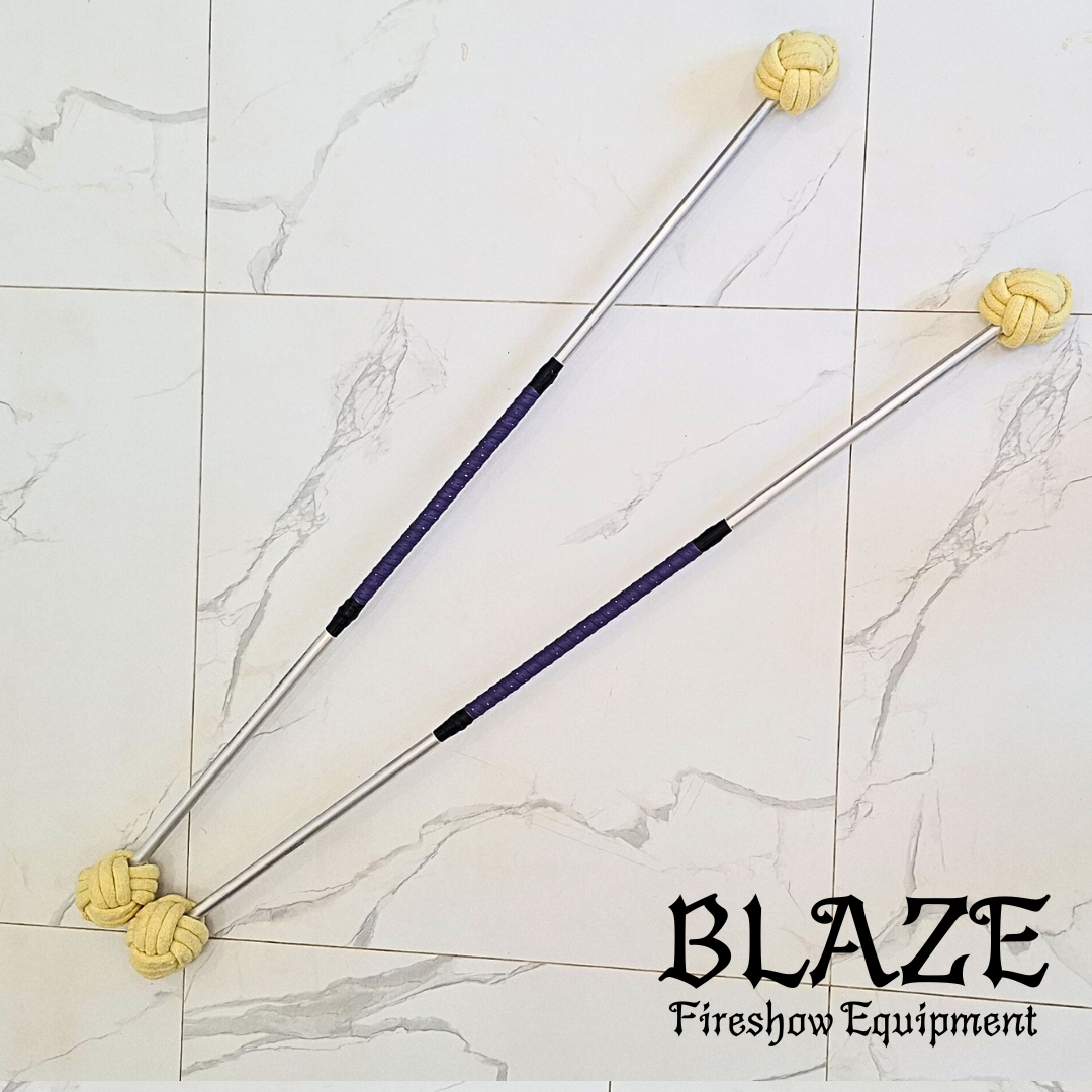 Single Monkey Fist Fire Stick with Kevlar