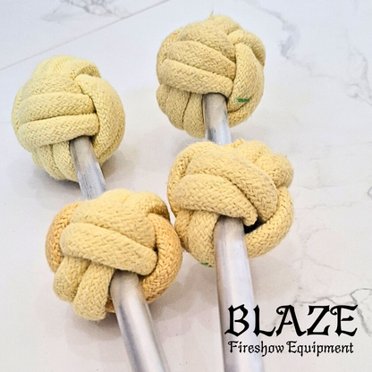 Double Monkey Fist Fire Stick with Kevlar