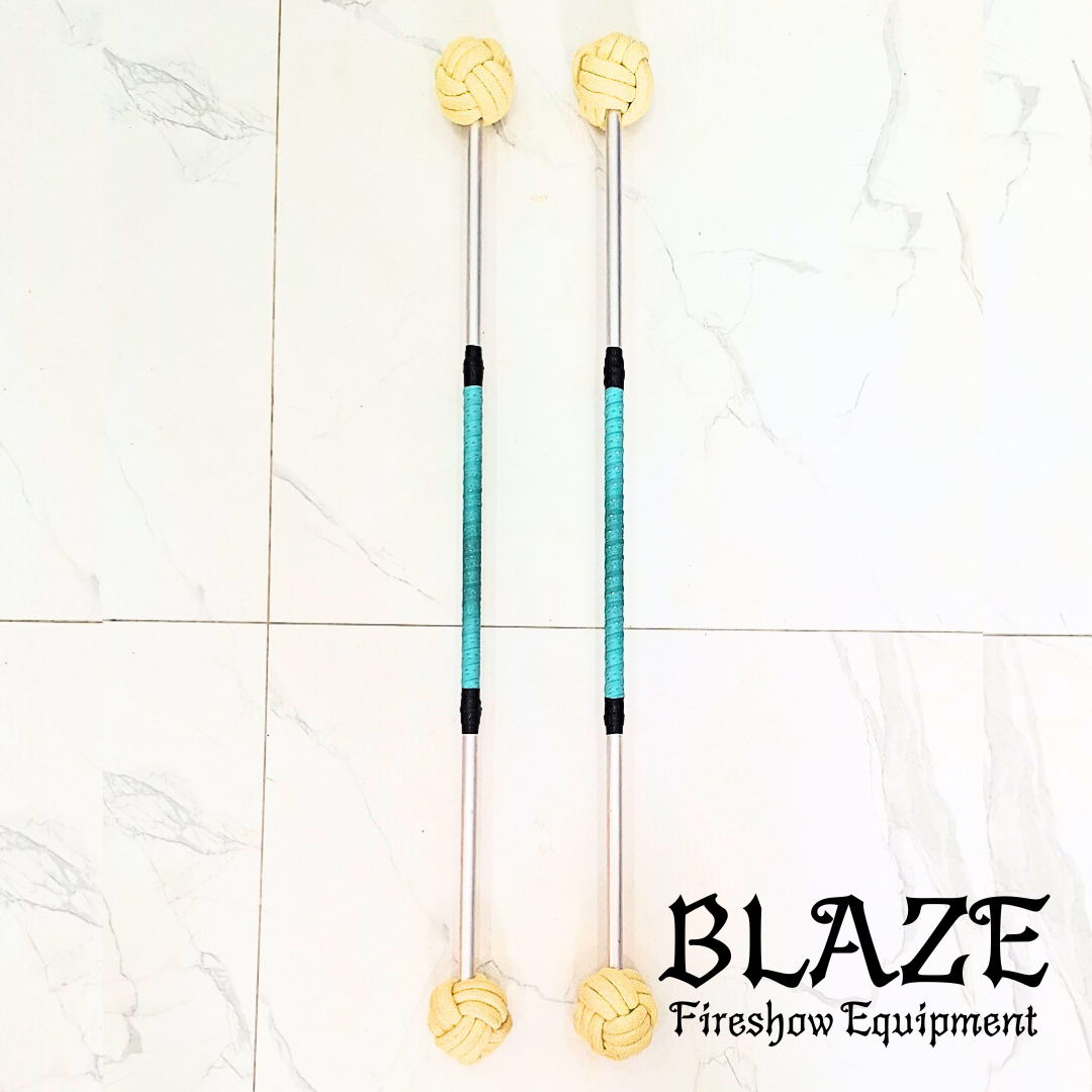 Single Monkey Fist Fire Stick with Kevlar