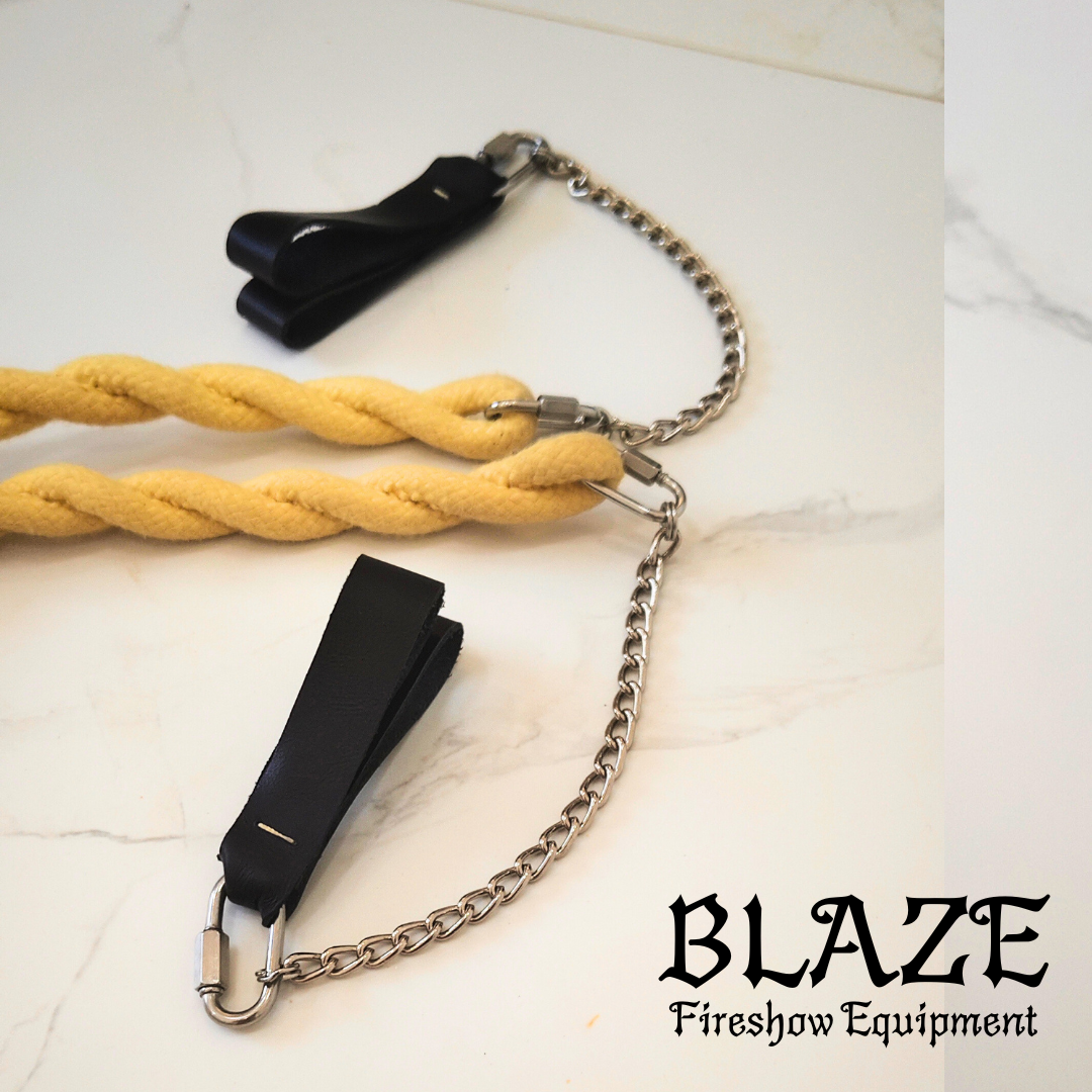 40cm Small Fire Snakes / Long Fire, double twist with 100% Kevlar.