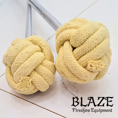 Single Monkey Fist Fire Stick with Kevlar