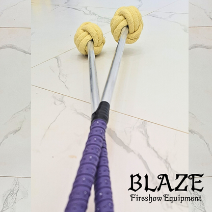 Single Monkey Fist Fire Stick with Kevlar