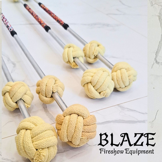 Double Monkey Fist Fire Stick with Kevlar