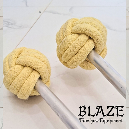 Single Monkey Fist Fire Stick with Kevlar