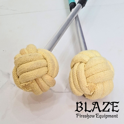 Single Monkey Fist Fire Stick with Kevlar