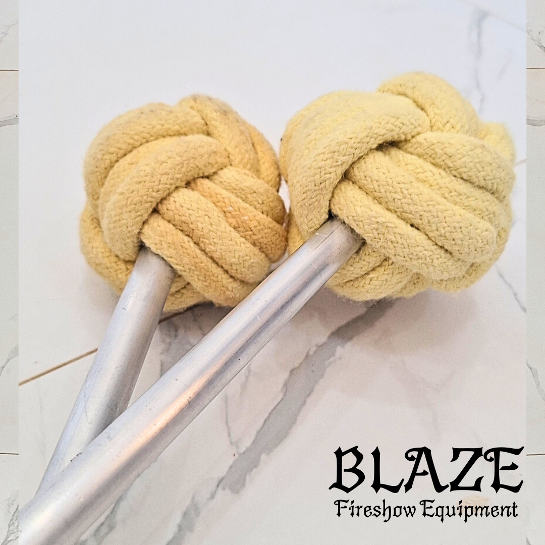 Single Monkey Fist Fire Stick with Kevlar