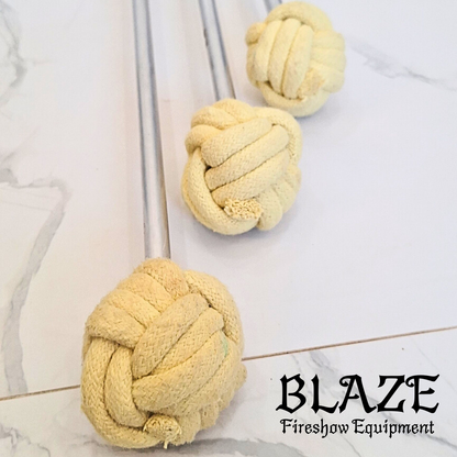 Single Monkey Fist Fire Stick with Kevlar