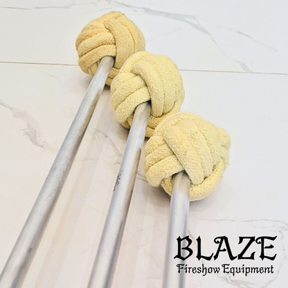Single Monkey Fist Fire Stick with Kevlar