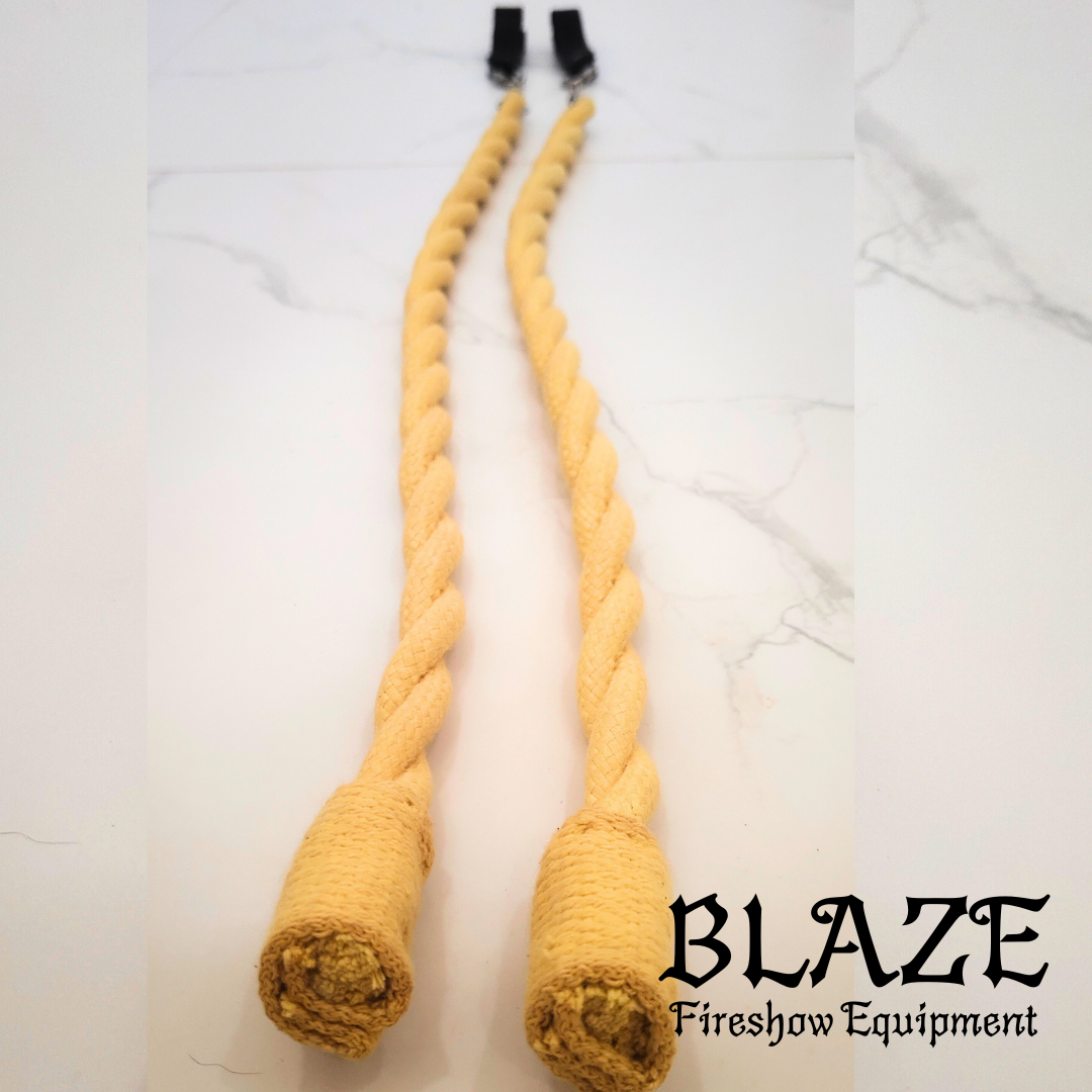 60cm Small Fire Snakes / Long Fire, double twist with 100% Kevlar.