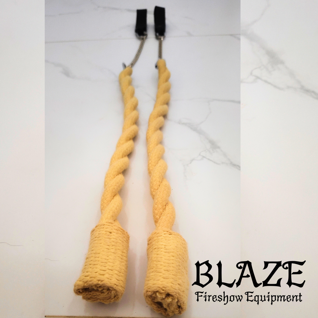40cm Small Fire Snakes / Long Fire, double twist with 100% Kevlar.