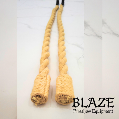 80cm Small Fire Snakes / Long Fire, double twist with 100% Kevlar.