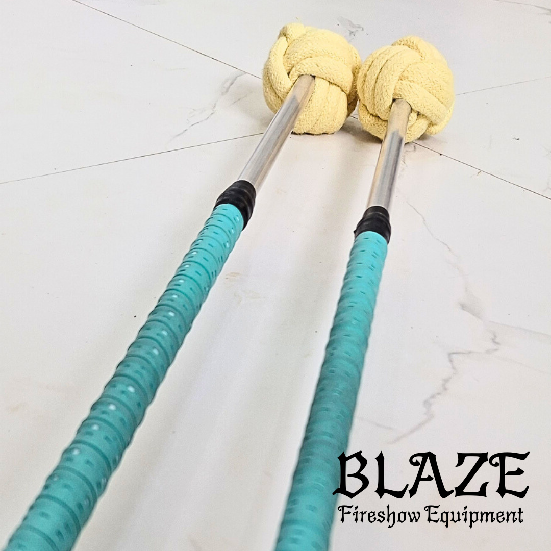 Single Monkey Fist Fire Stick with Kevlar