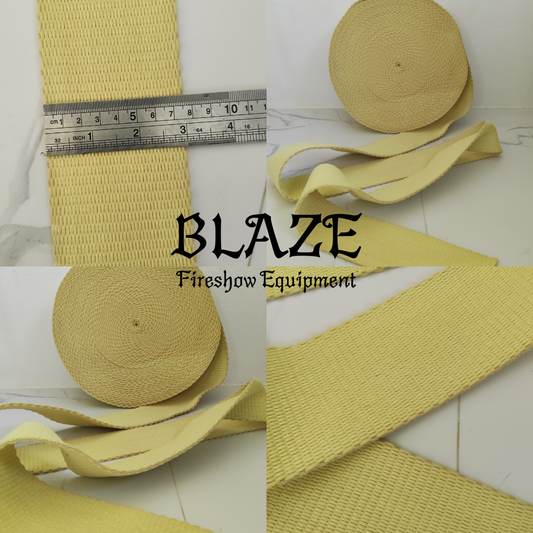 3 Inch/75mm Kevlar, Flat Wick, Sold per Meter, 3mm Thick
