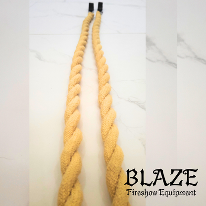 80cm Small Fire Snakes / Long Fire, double twist with 100% Kevlar.