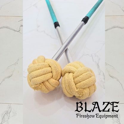 Single Monkey Fist Fire Stick with Kevlar