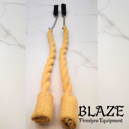 40cm Small Fire Snakes / Long Fire, double twist with 100% Kevlar.