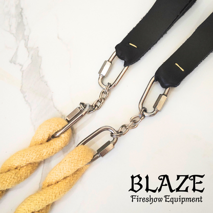 80cm Small Fire Snakes / Long Fire, double twist with 100% Kevlar.