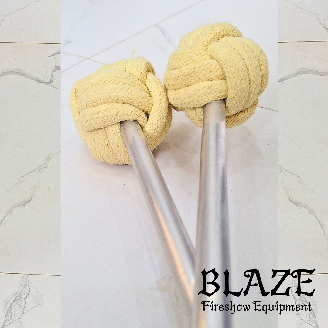 Single Monkey Fist Fire Stick with Kevlar