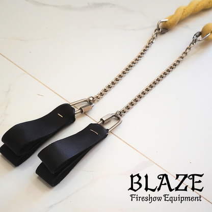 40cm Small Fire Snakes / Long Fire, double twist with 100% Kevlar.