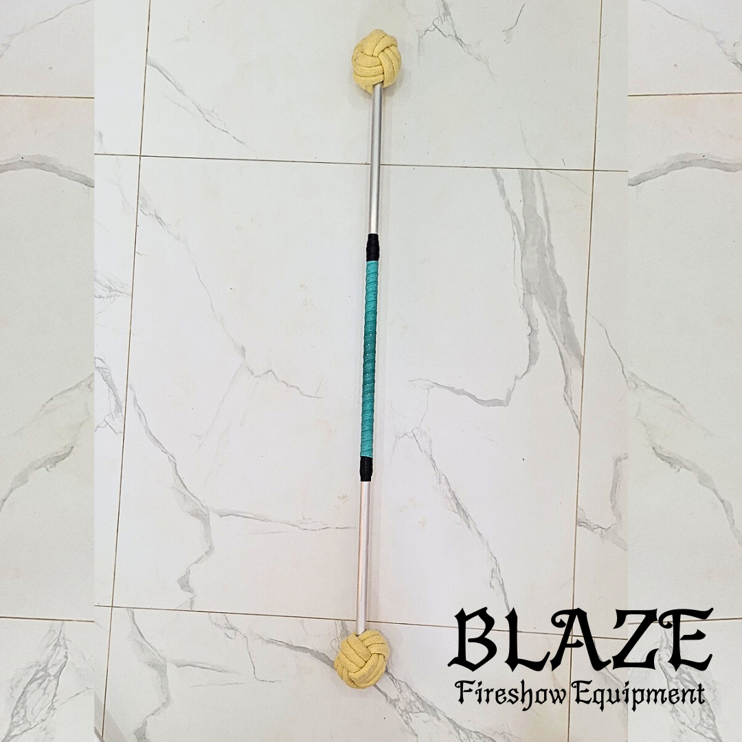 Single Monkey Fist Fire Stick with Kevlar