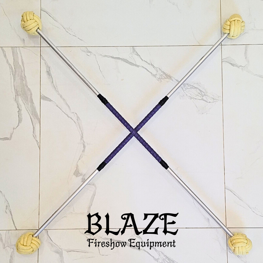 Single Monkey Fist Fire Stick with Kevlar