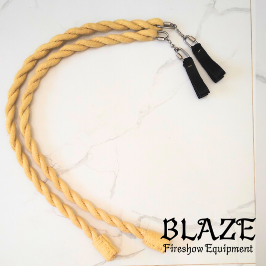 80cm Small Fire Snakes / Long Fire, double twist with 100% Kevlar.