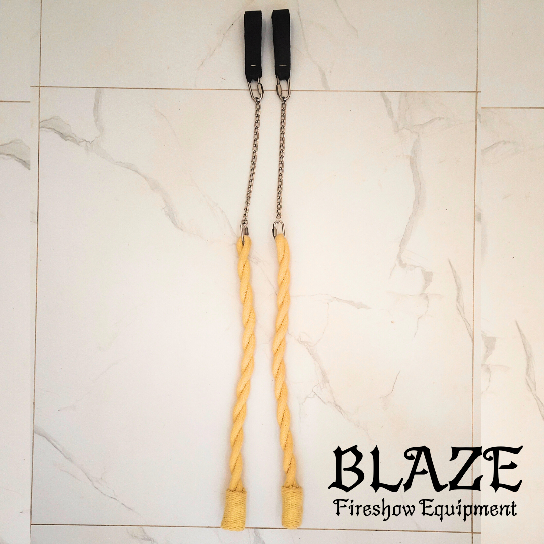 40cm Small Fire Snakes / Long Fire, double twist with 100% Kevlar.