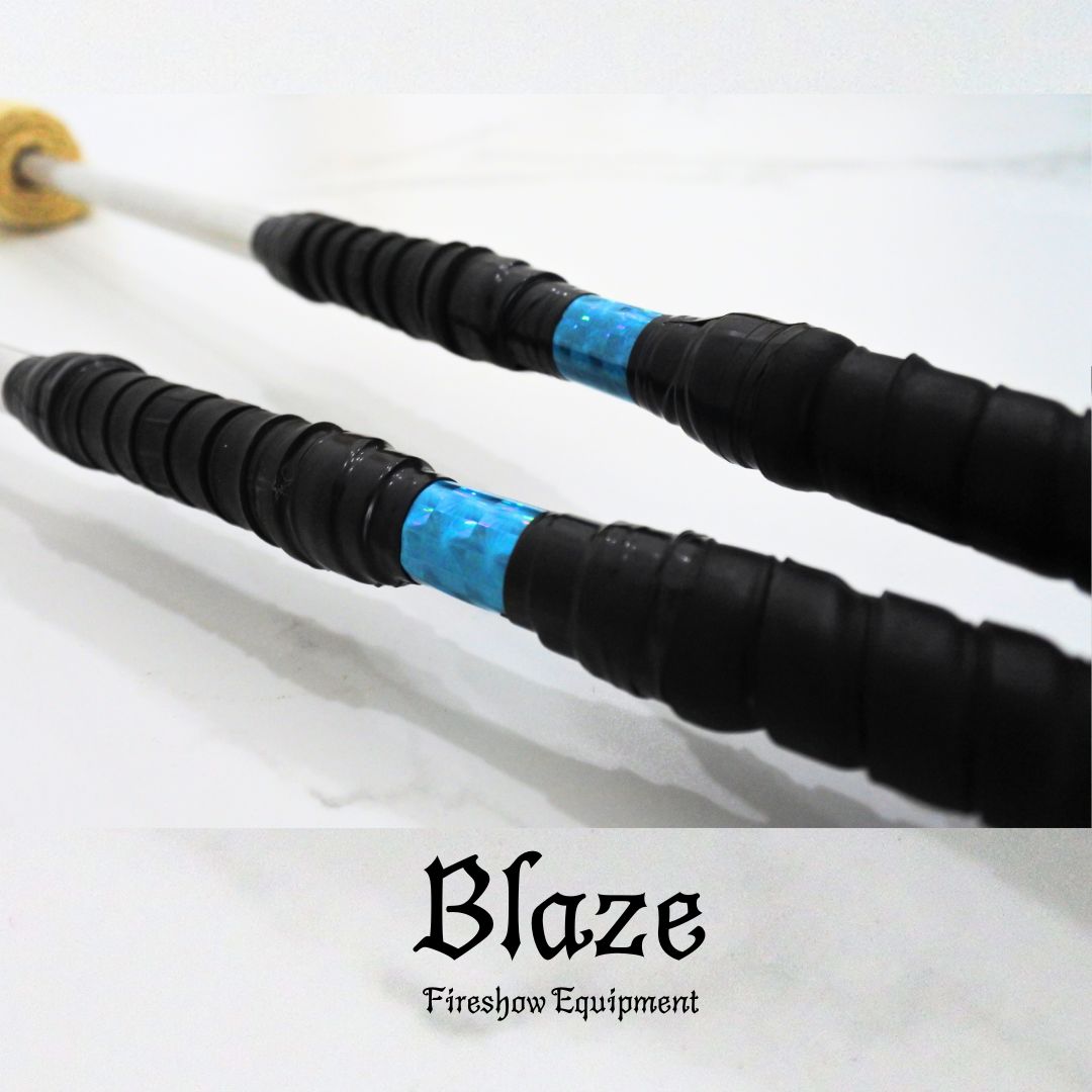 80cm Double Fire Stick Rubber Handle