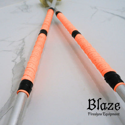 80cm Double Fire Stick Orange Handle