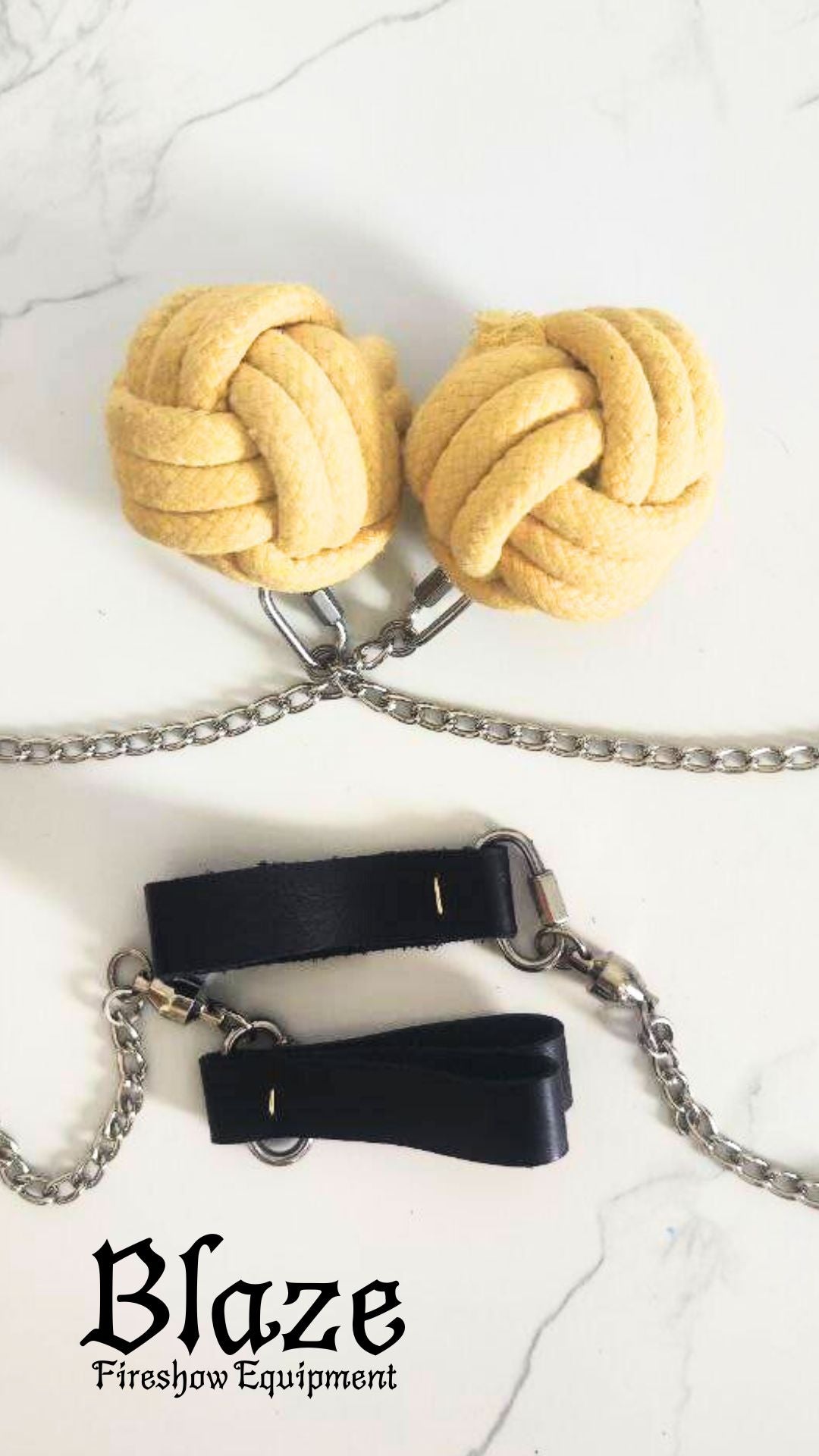 Small Monkey Fist Poi 3 row