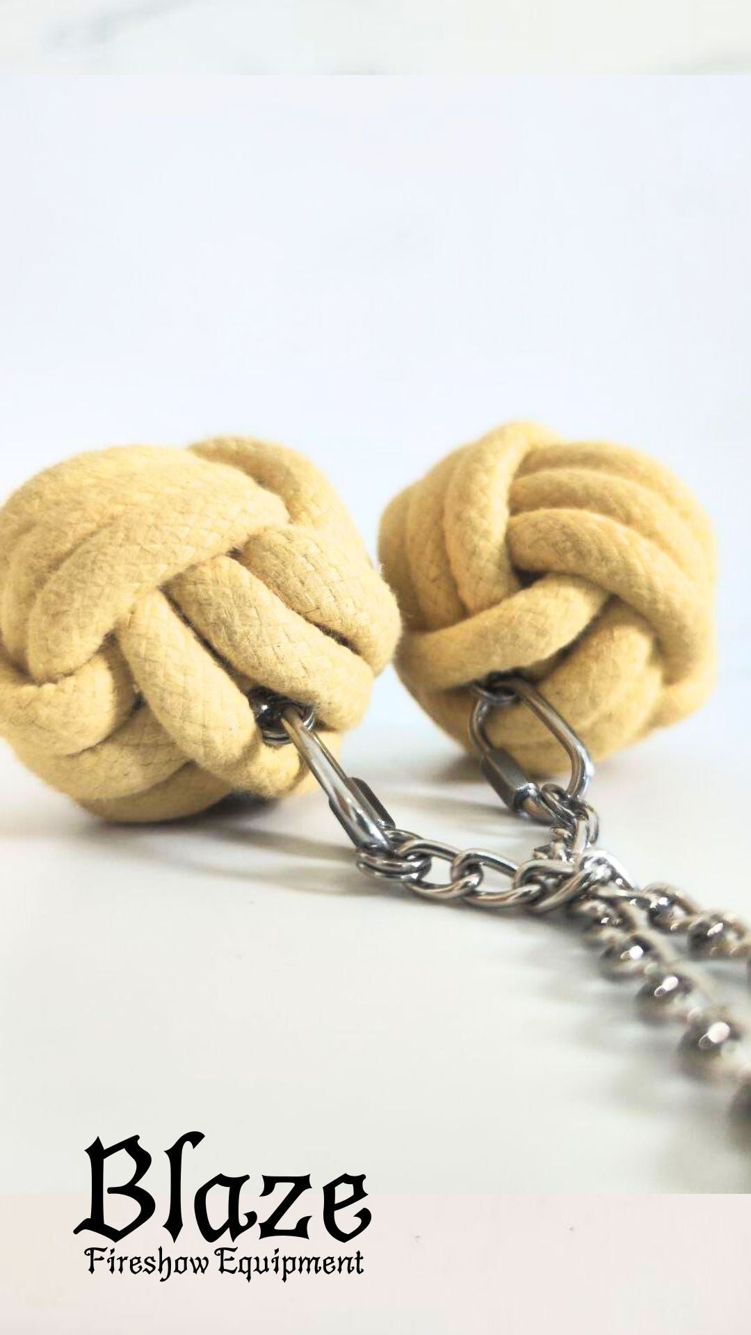 Small Monkey Fist Poi 3 row