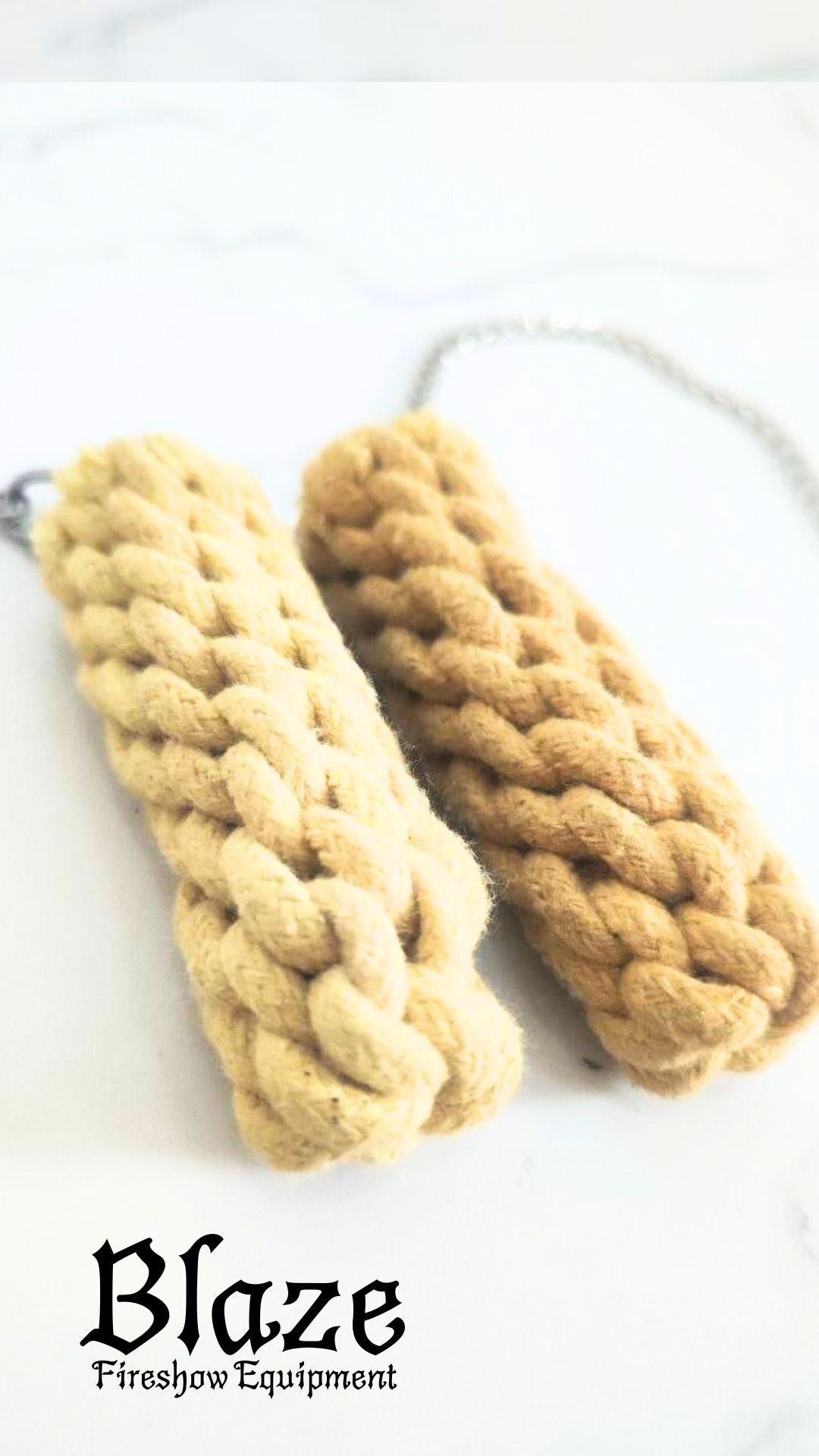 Crown Knot Kevlar Fire Poi small