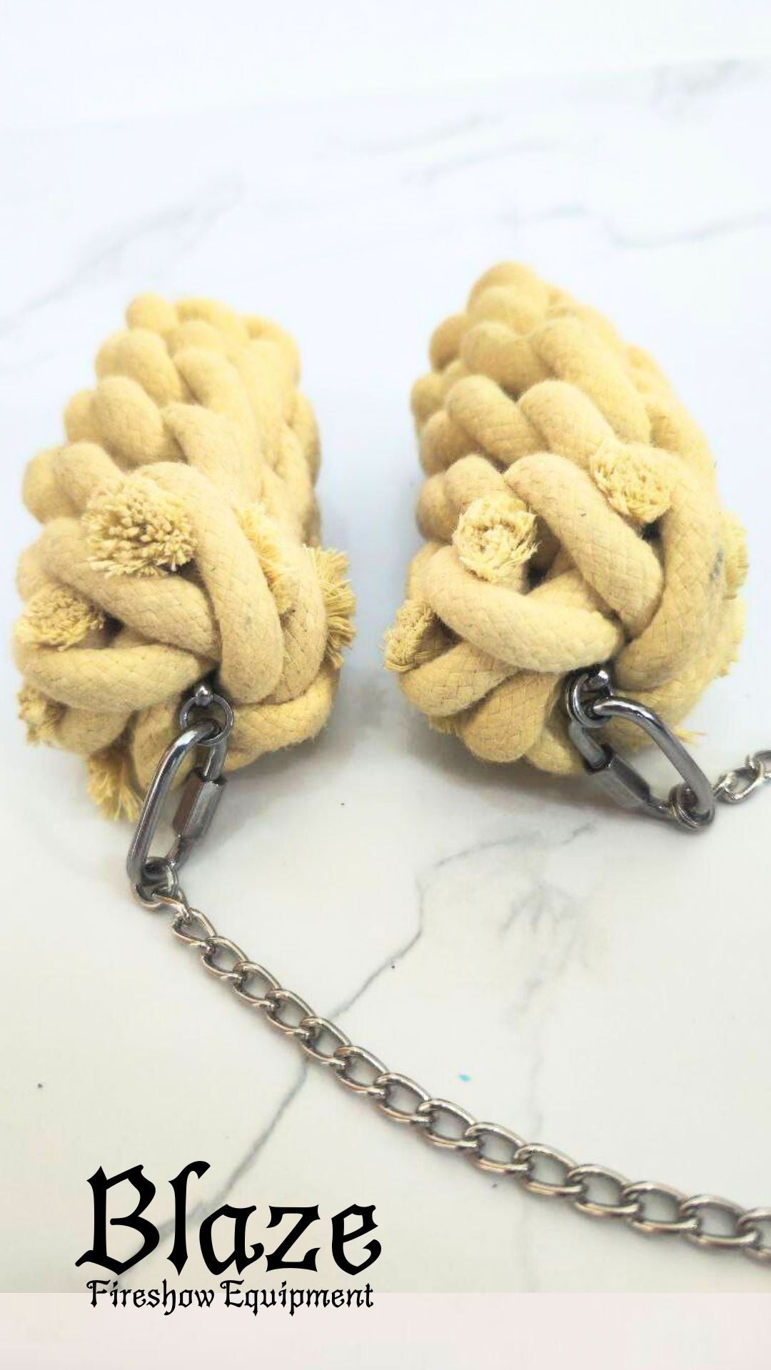 Extra Large Crown Knot Kevlar Fire Poi