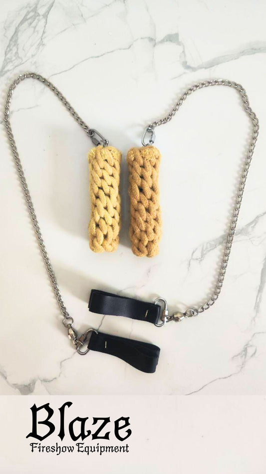 Crown Knot Kevlar Fire Poi small