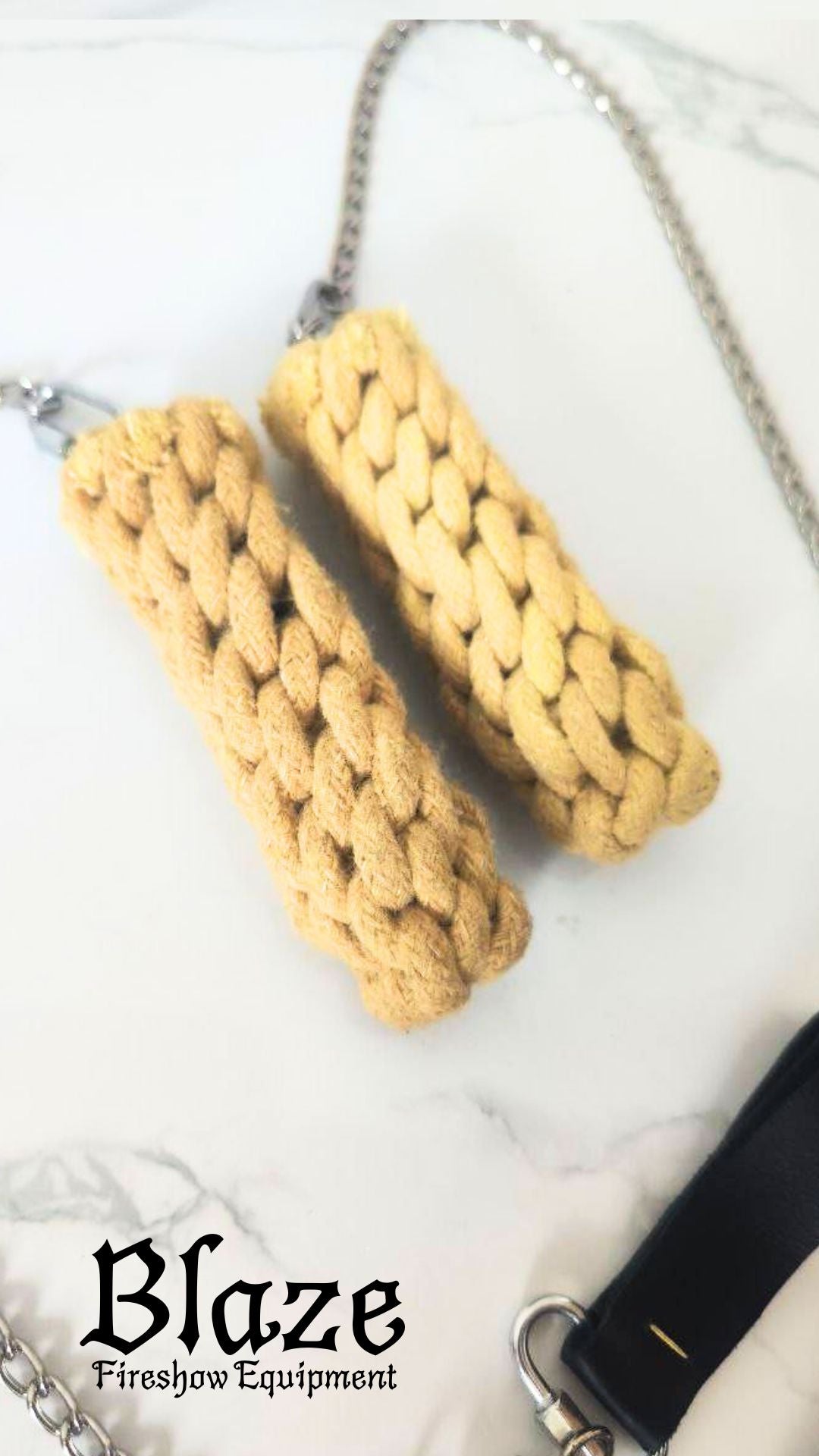 Crown Knot Kevlar Fire Poi small