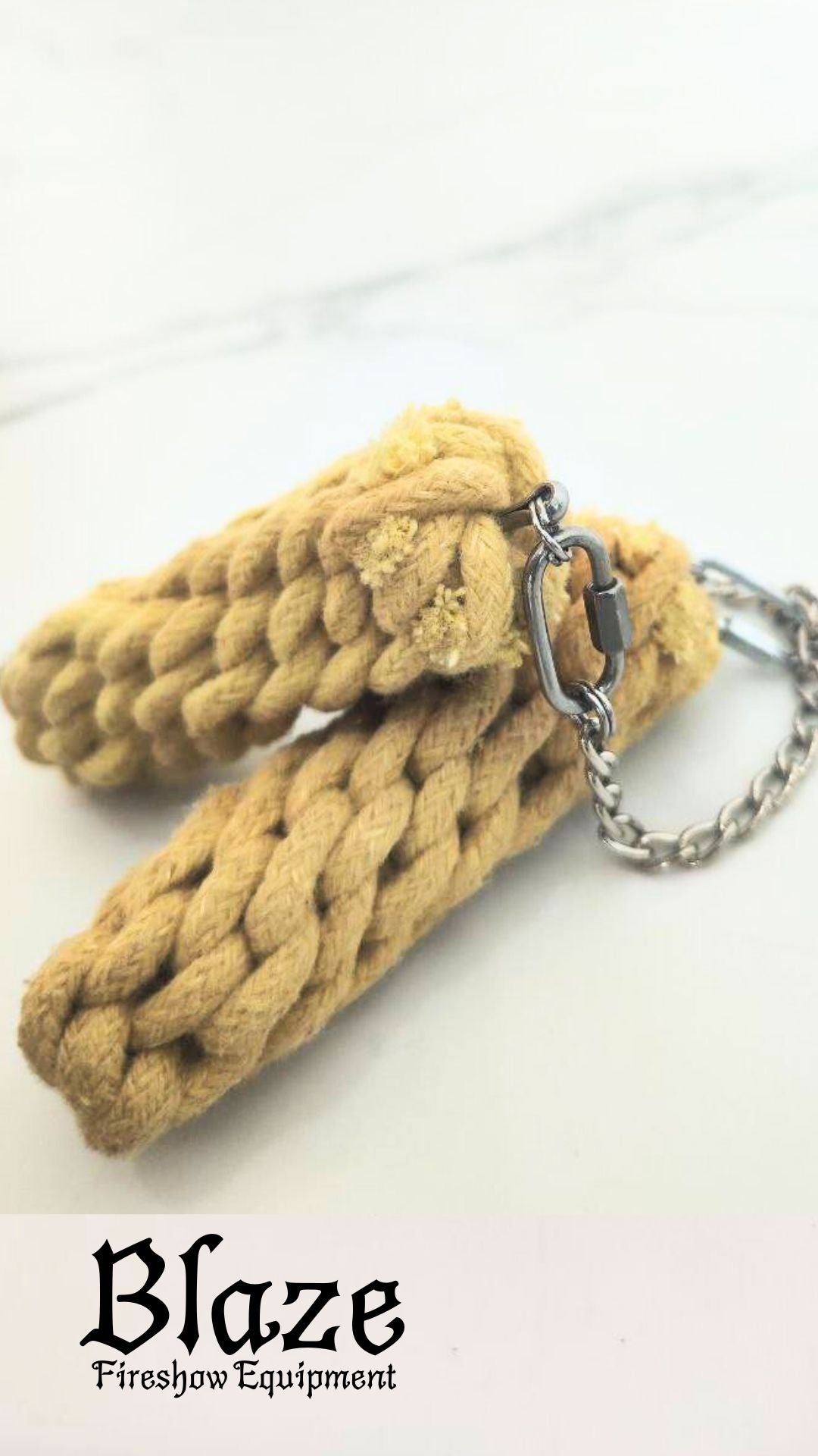 Crown Knot Kevlar Fire Poi small