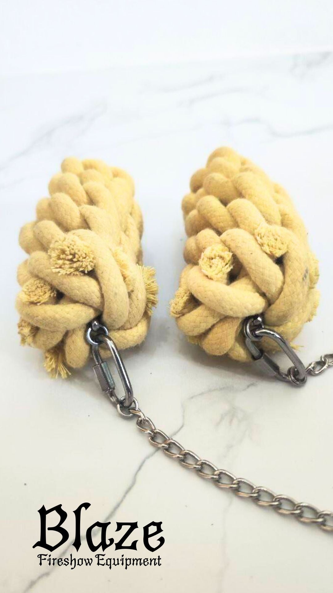 Extra Large Crown Knot Kevlar Fire Poi