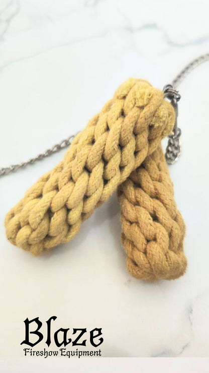 Crown Knot Kevlar Fire Poi small