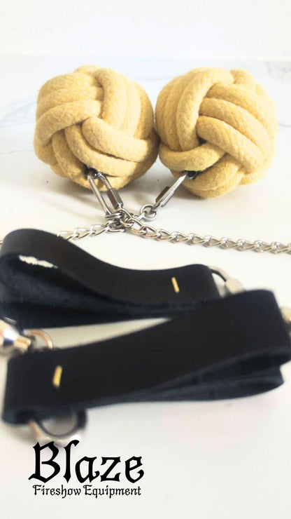 Small Monkey Fist Poi 3 row